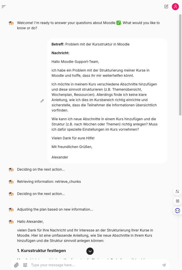 Intelligentes Support-System